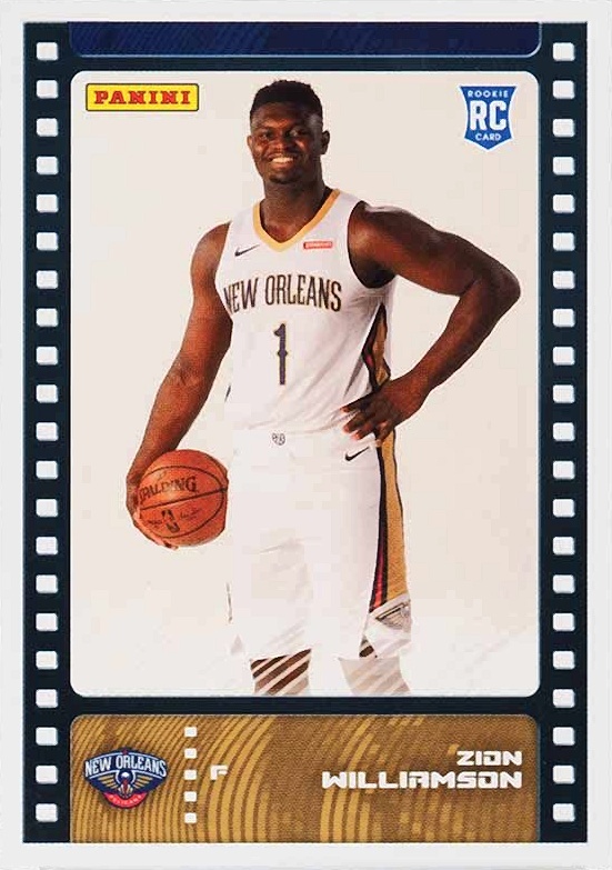 2019 Panini Stickers Cards Zion Williamson #81 Basketball Card