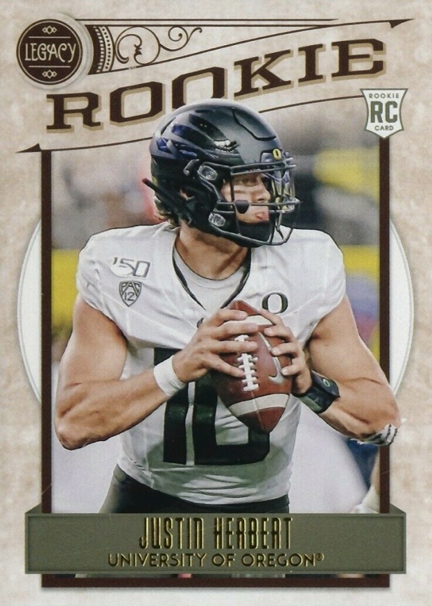 2020 Panini Legacy Justin Herbert #150 Football Card