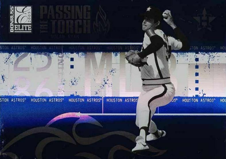 2005 Donruss Elite Passing the Torch Nolan Ryan #PT-24 Baseball Card