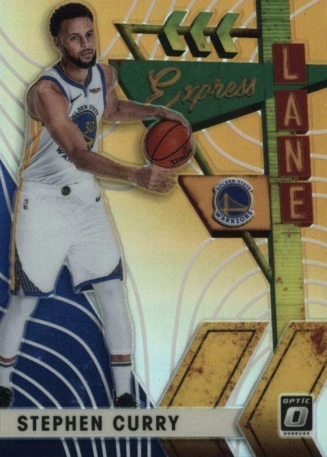 2019 Panini Donruss Optic Express Lane Stephen Curry #16 Basketball Card