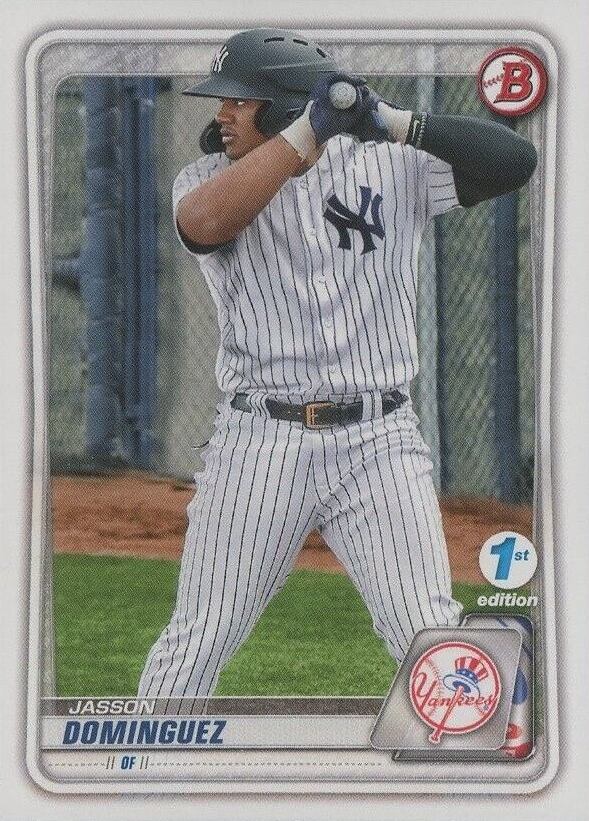 2020 Bowman Draft 1st Edition Jasson Dominguez #BD151 Baseball Card