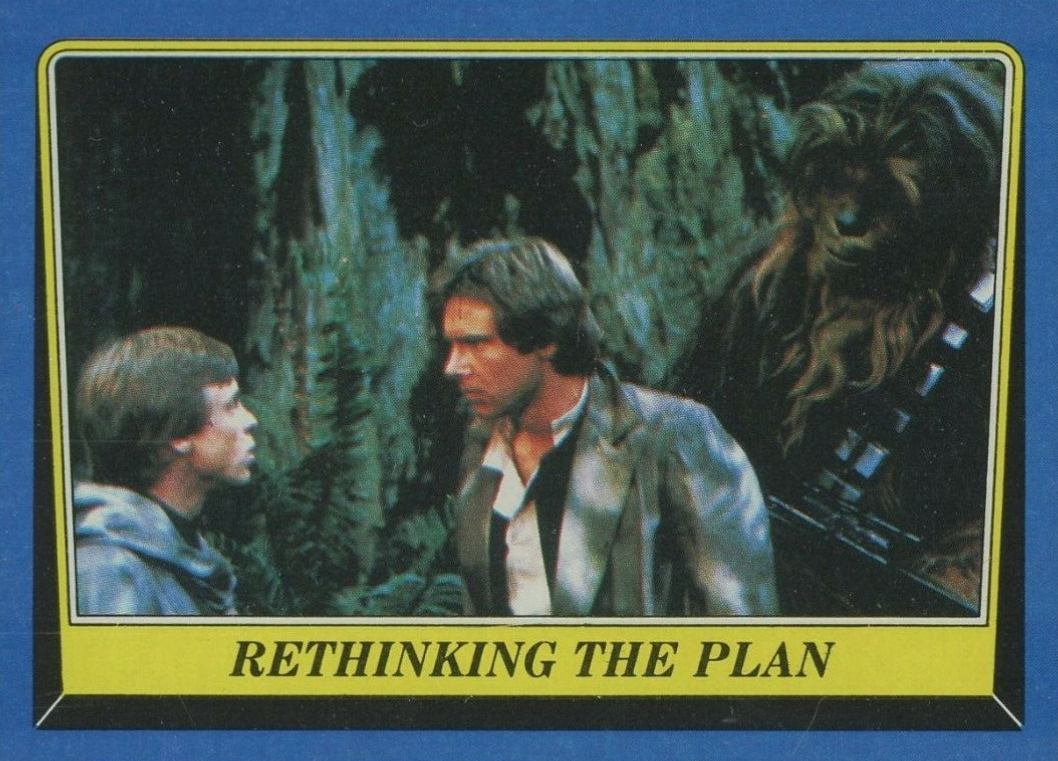 1983 Star Wars Return of the Jedi Rethinking the Plan #193 Non-Sports Card