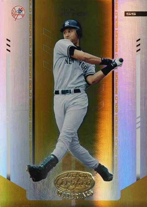 2004 Leaf Certified Materials Derek Jeter #51 Baseball Card