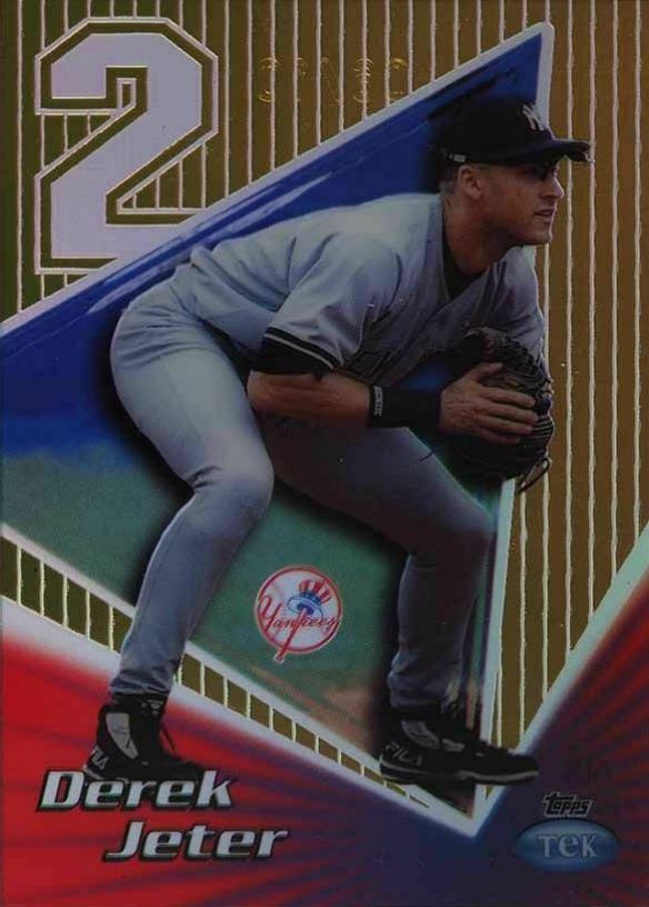 1999 Topps Tek Gold Derek Jeter #24B Baseball Card