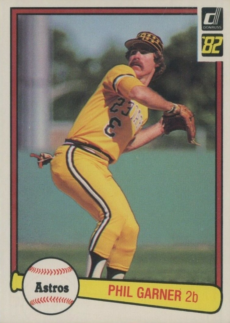 1982 Donruss Phil Garner #544 Baseball Card