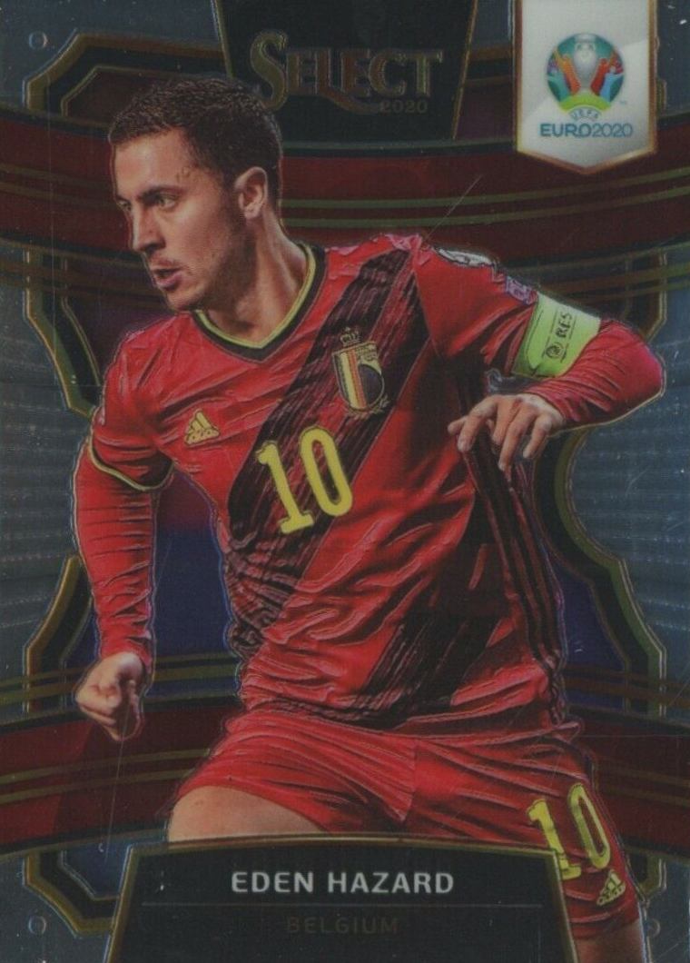 2020 Panini Select UEFA Euro Eden Hazard #28 Soccer Card