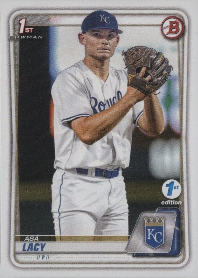 2020 Bowman Draft 1st Edition Asa Lacy #BD88 Baseball Card