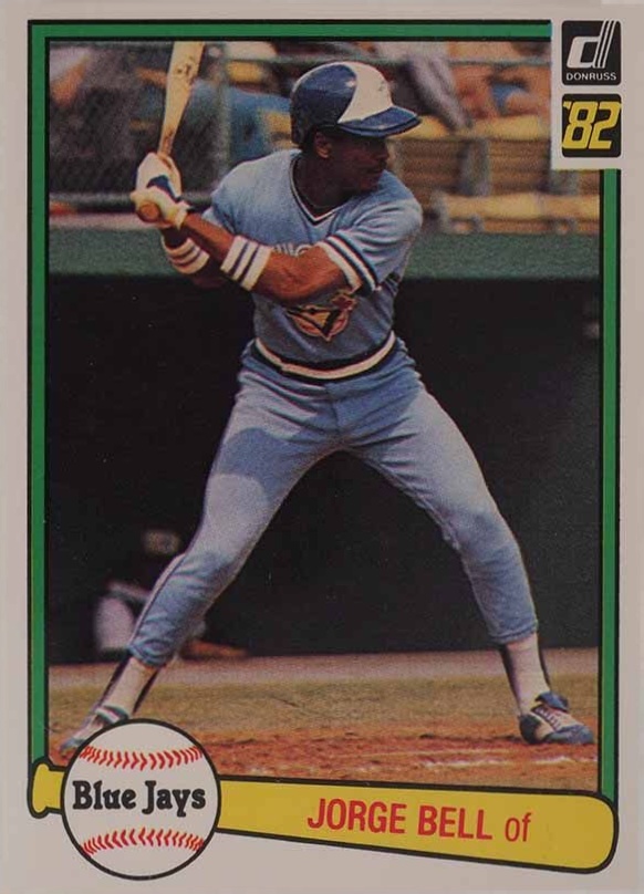 1982 Donruss George Bell #54 Baseball Card