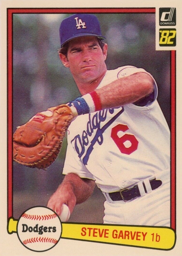 1982 Donruss Steve Garvey #84 Baseball Card