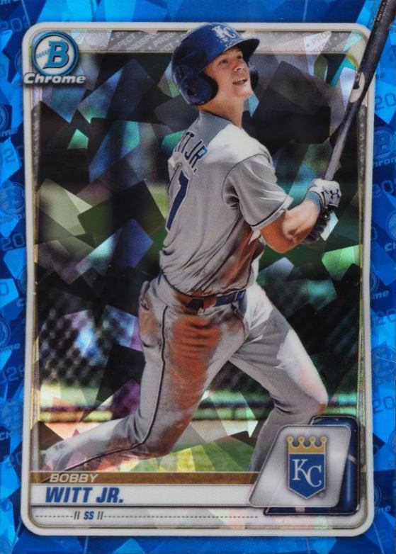 2020 Bowman Draft Chrome Sapphire Edition Bobby Witt Jr. #BD152 Baseball Card