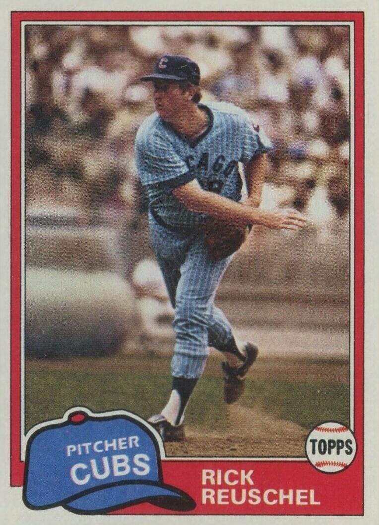 1981 Topps Rick Reuschel #645 Baseball Card