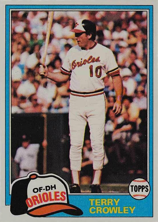 1981 Topps Terry Crowley #543 Baseball Card