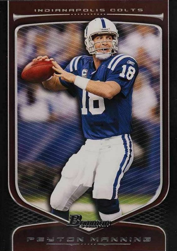 2009 Bowman Draft Peyton Manning #12 Football Card