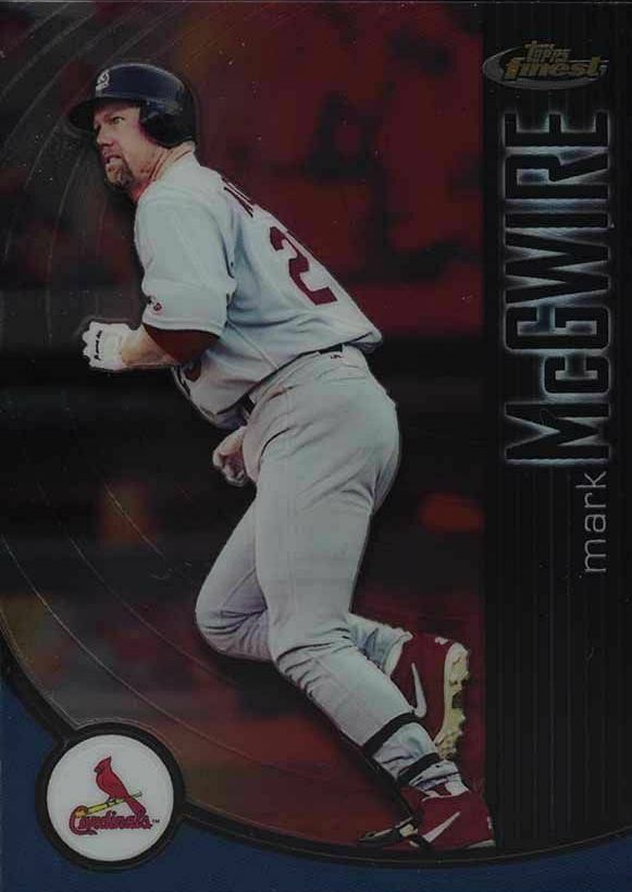 2001 Finest Mark McGwire #75 Baseball Card