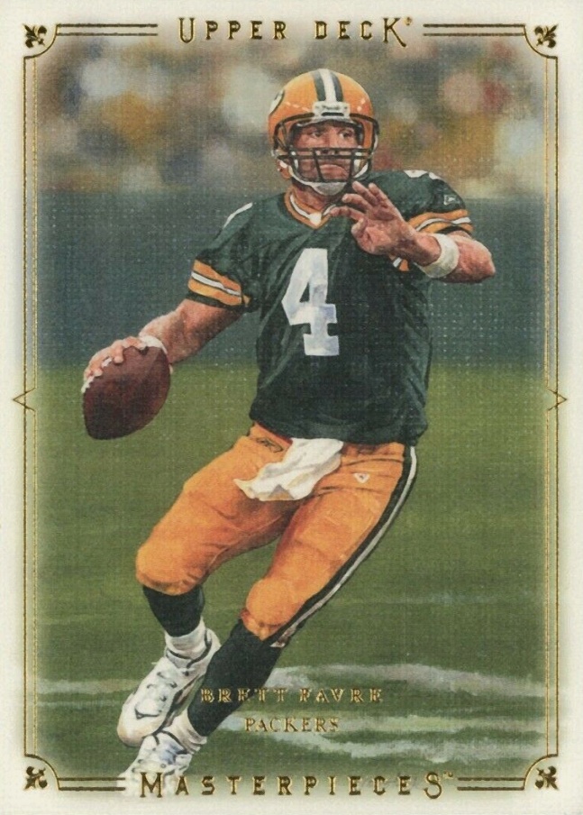 2008 Upper Deck Masterpieces Brett Favre #10 Football Card