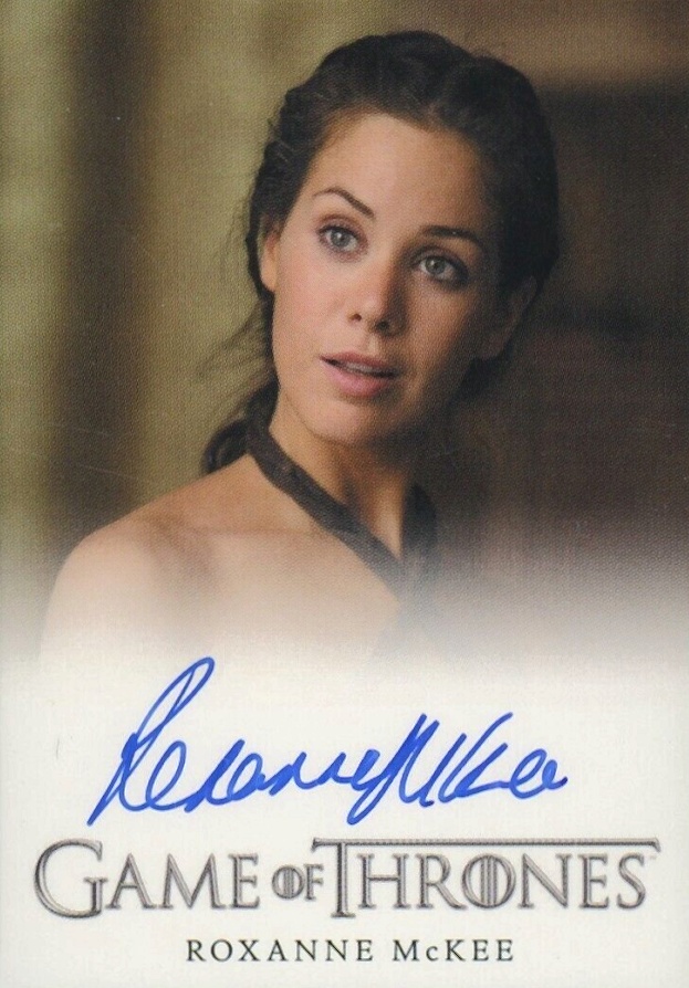 2014 Game of Thrones Season 3-Autograph Roxanne Mckee # Non-Sports Card