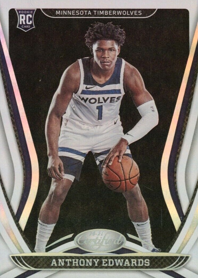 2020 Panini Certified Anthony Edwards #200 Basketball Card