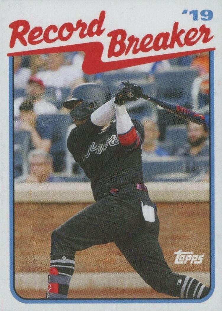 2020 Topps Throwback Thursday Ronald Acuna Jr. #95 Baseball Card