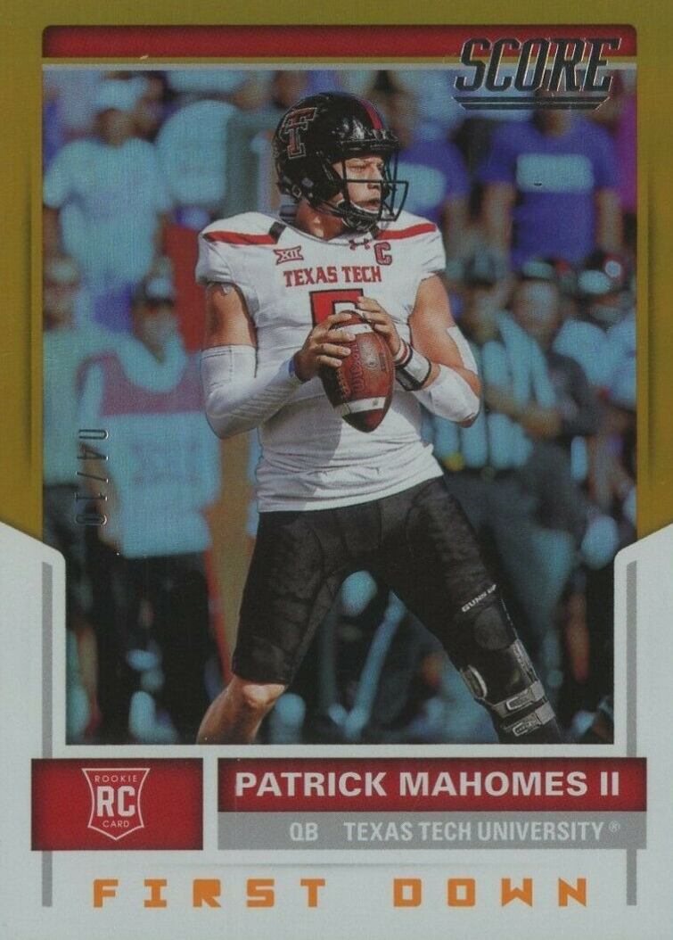 2017 Panini Score Patrick Mahomes II #403 Football Card