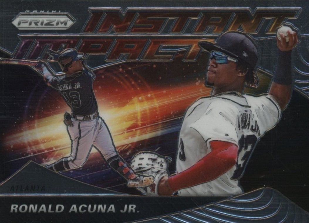 2020 Panini Prizm Instant Impact Ronald Acuna Jr. #II1 Baseball Card