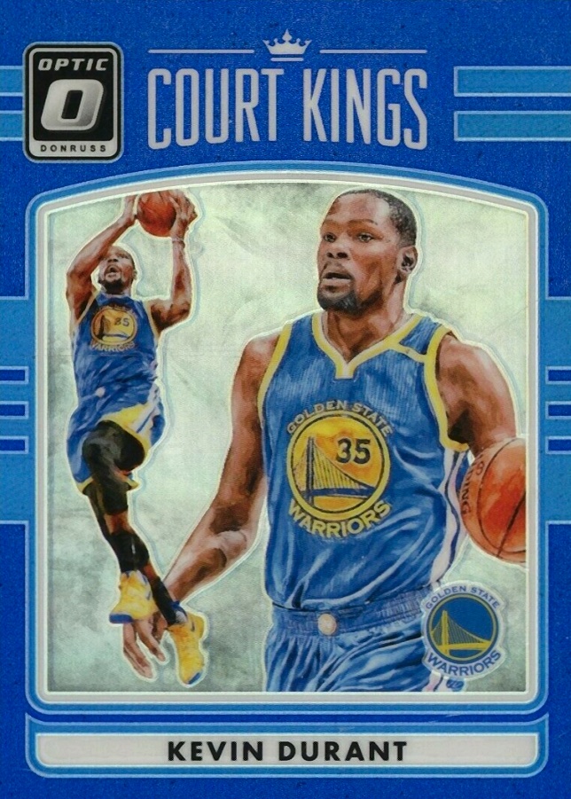 2016 Panini Donruss Optic Court Kings Kevin Durant #8 Basketball Card