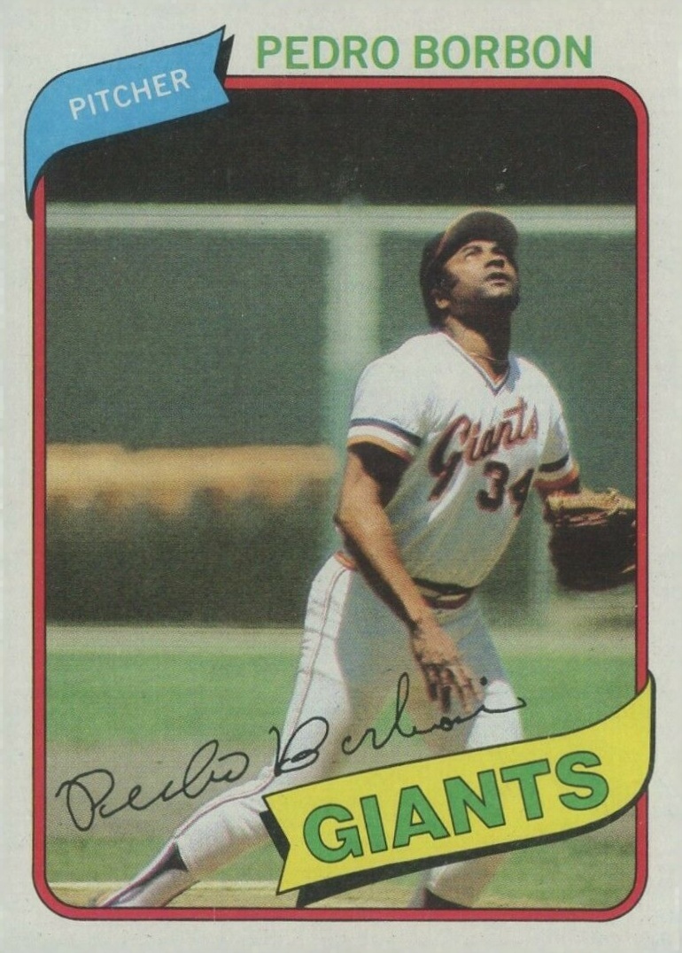 1980 Topps Pedro Borbon #627 Baseball Card