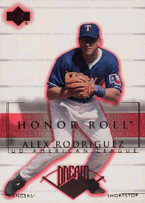 2002 Upper Deck Honor Roll Alex Rodriguez #15 Baseball Card