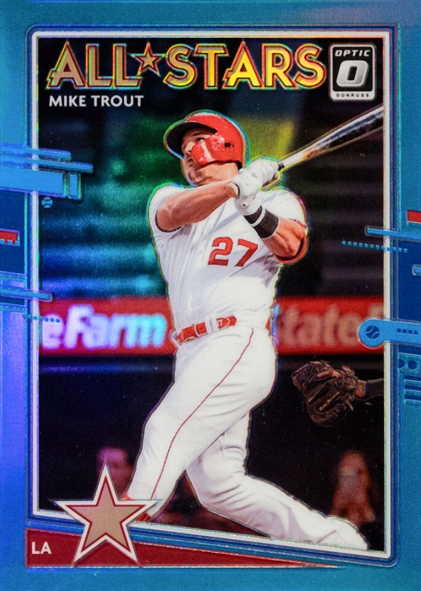 2020 Panini Donruss Optic Mike Trout #9 Baseball Card