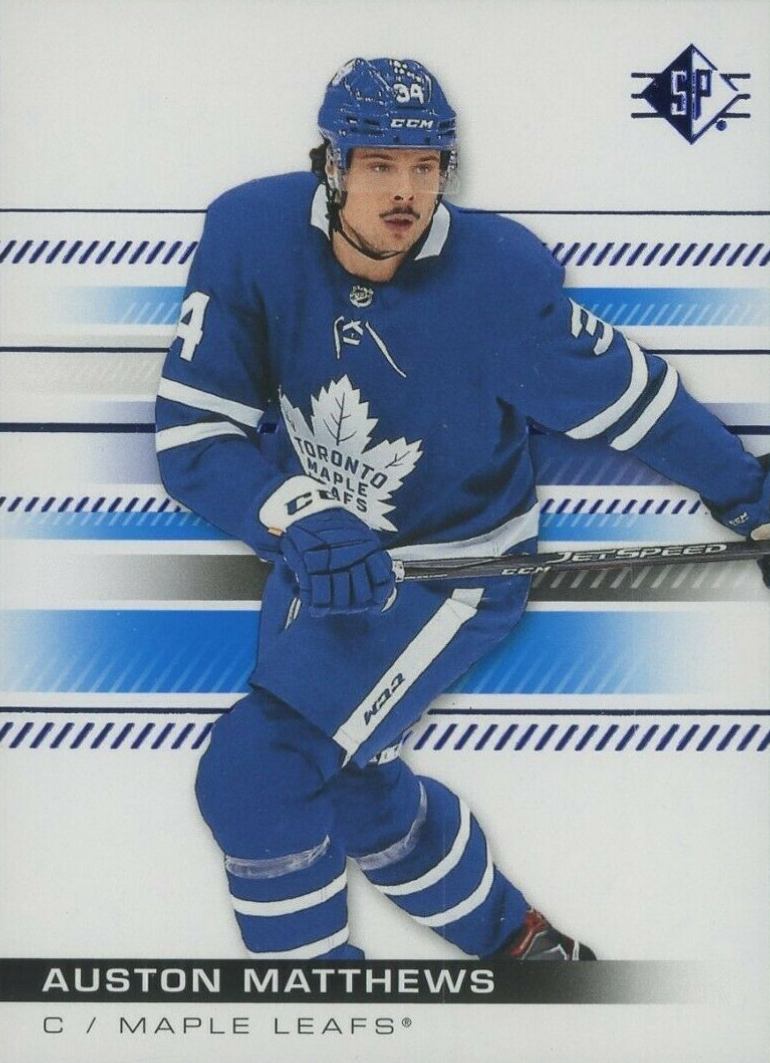 2019 SP Auston Matthews #70 Hockey Card