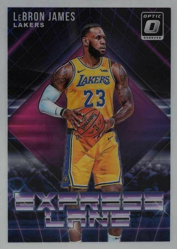 2018 Panini Donruss Optic Express Lane LeBron James #4 Basketball Card