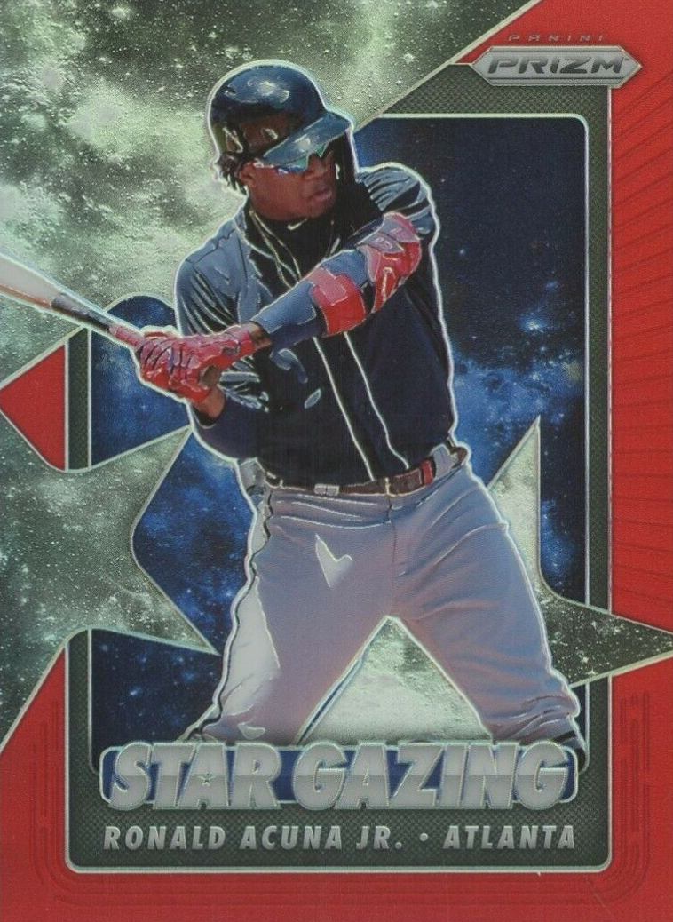 2020 Panini Prizm Star Gazing Ronald Acuna Jr. #SG3 Baseball Card