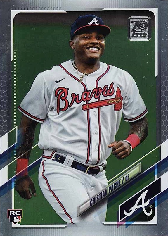 2021 Topps Cristian Pache #187 Baseball Card