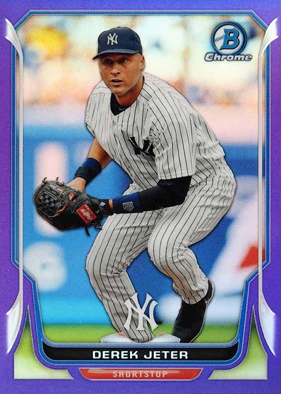 2014 Bowman Chrome Derek Jeter #89 Baseball Card