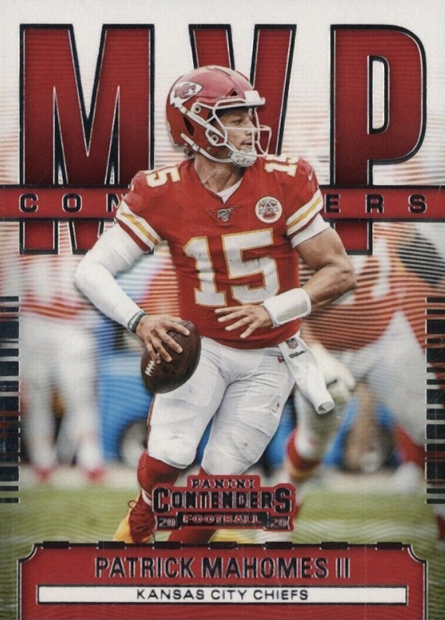 2020 Panini Contenders MVP Contenders Patrick Mahomes II #MCPMA Football Card