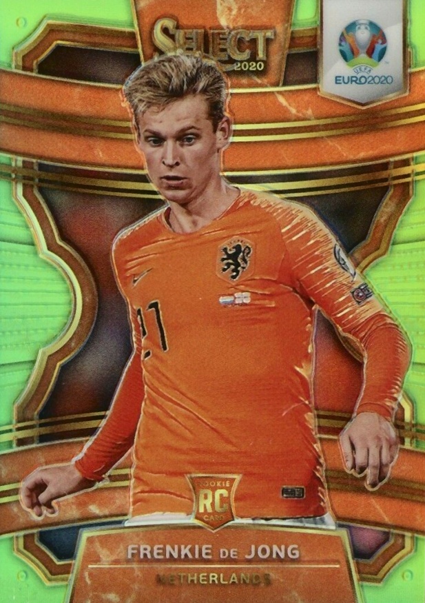 2020 Panini Select UEFA Euro Frenkie de Jong #91 Soccer Card