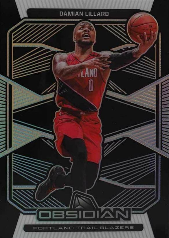 2019 Panini Obsidian Damian Lillard #2 Basketball Card