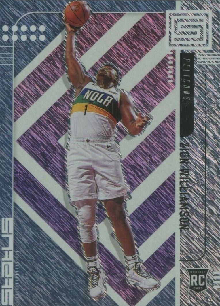 2019 Panini Status Zion Williamson #67 Basketball Card