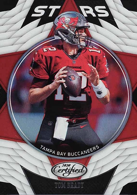 2020 Panini Certified Certified Stars Tom Brady #CSTB Football Card