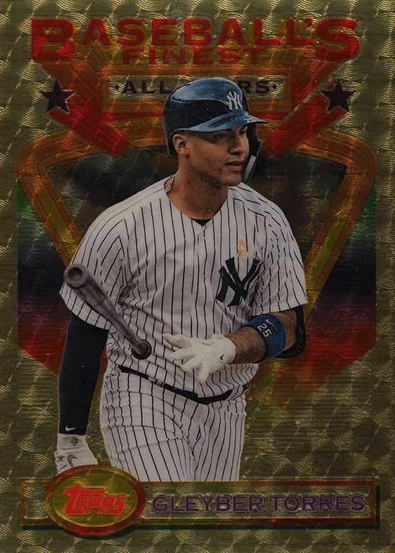 2020 Finest Flashbacks Gleyber Torres #107 Baseball Card