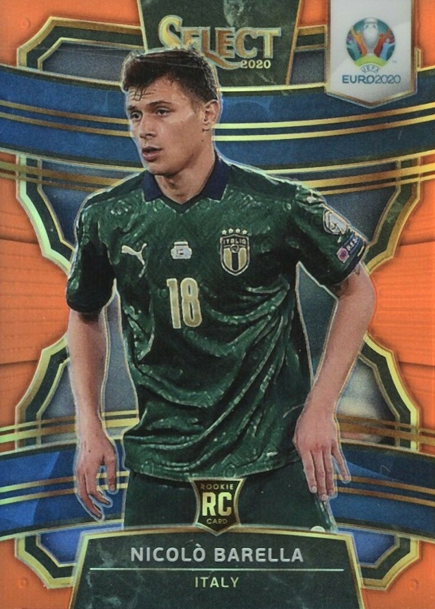 2020 Panini Select UEFA Euro Nicolo Barella #3 Soccer Card