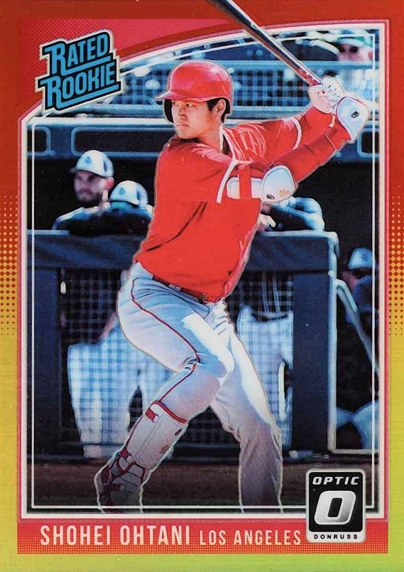 2018 Panini Donruss Optic Shohei Ohtani #56 Baseball Card