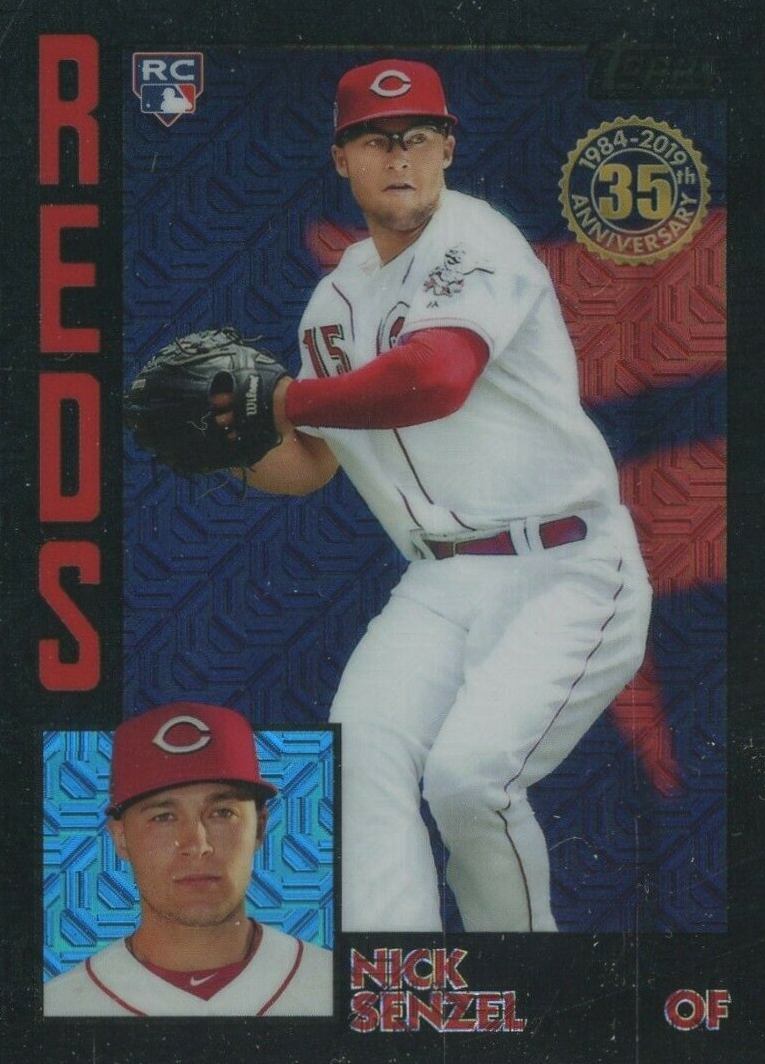 2019 Topps Silver Pack 1984 Chrome Promo  Nick Senzel #13 Baseball Card