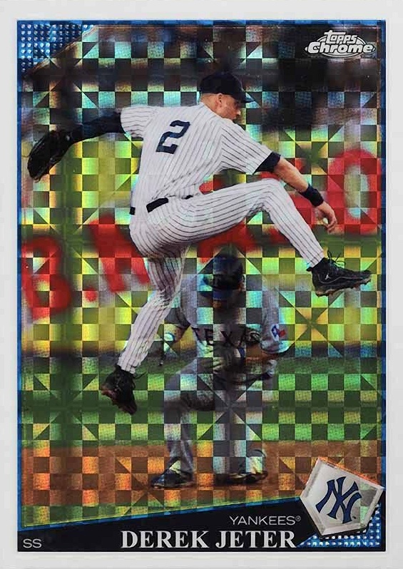 2009 Topps Chrome Derek Jeter #98 Baseball Card