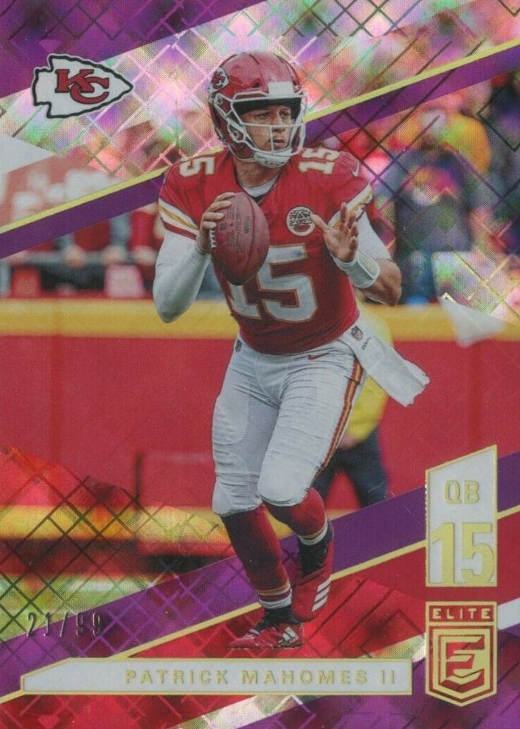 2019 Panini Donruss Elite Patrick Mahomes II #14 Football Card