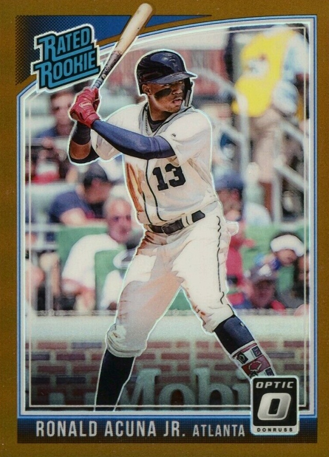 2018 Panini Donruss Optic Ronald Acuna Jr. #63 Baseball Card