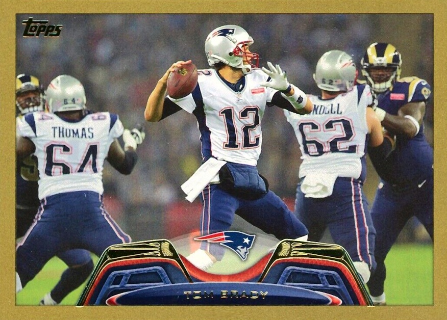 2013 Topps Tom Brady #100 Football Card