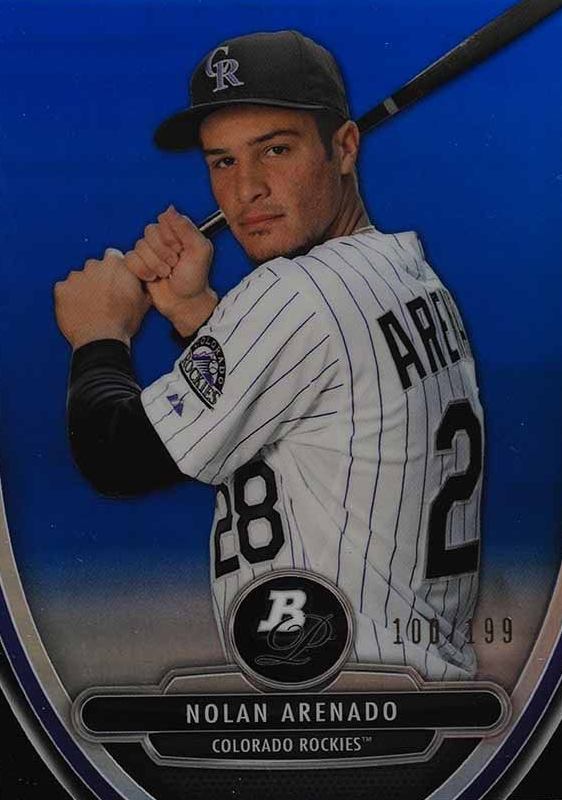 2013 Bowman Platinum Chrome Prospects Nolan Arenado #40 Baseball Card