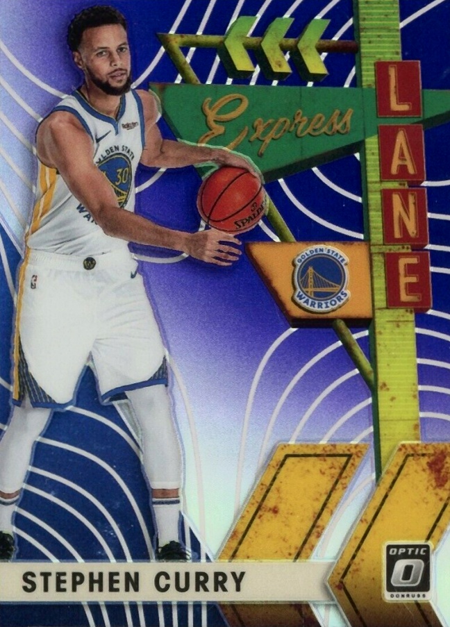 2019 Panini Donruss Optic Express Lane Stephen Curry #16 Basketball Card