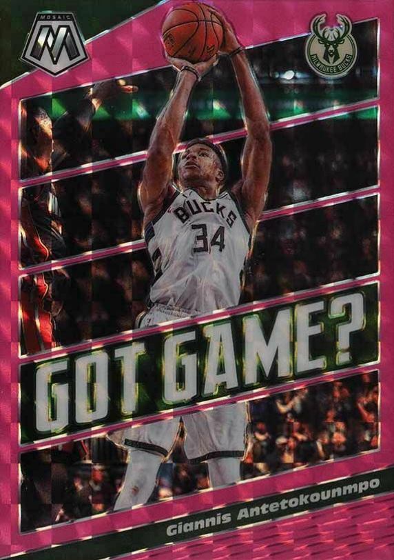 2019 Panini Mosaic Got Game Giannis Antetokounmpo #25 Basketball Card