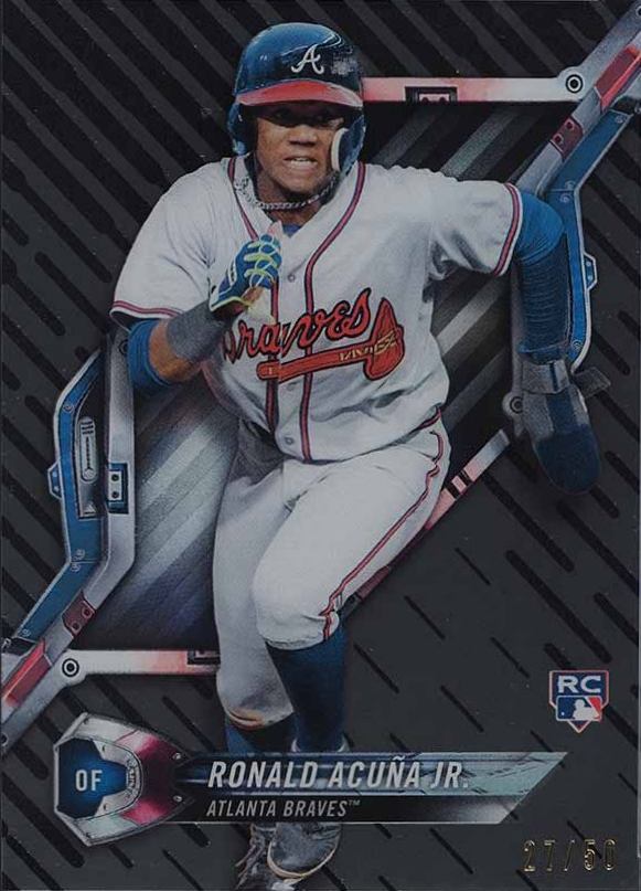 2018 Topps High Tek Ronald Acuna Jr. #HT-RA Baseball Card